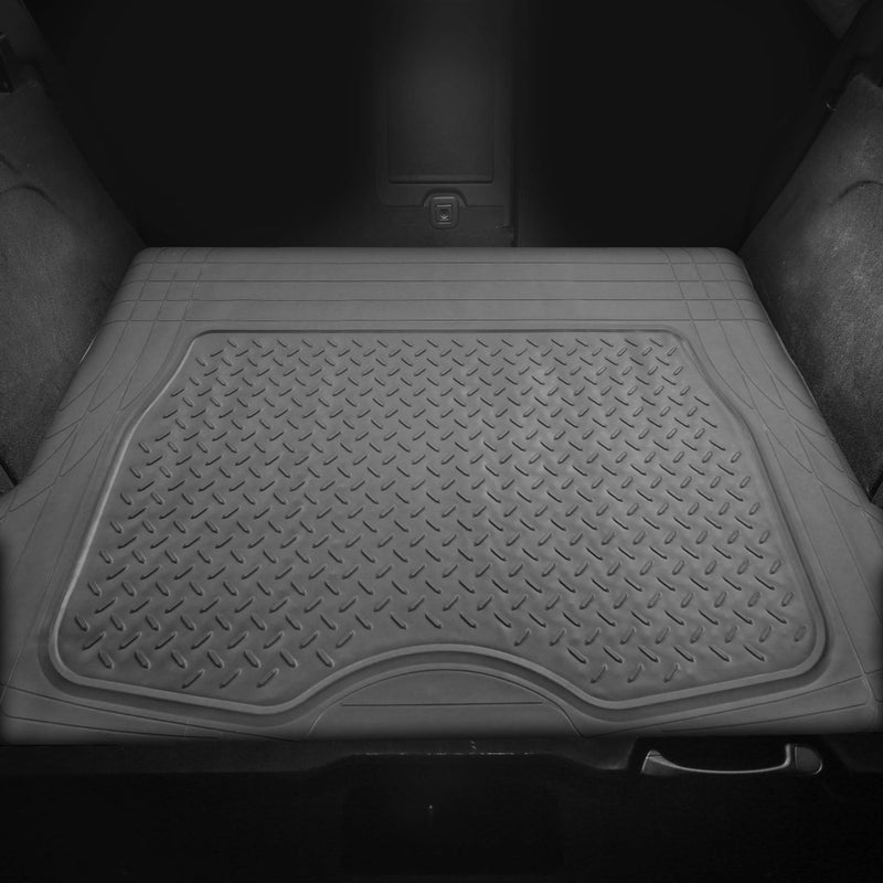 FH Group ClimaProof Universal Cargo Mat â€“ All-Weather, Trimmable Trunk Mat (48" W x 32" D) â€“ Fits Most Cars, SUVs & Trucks â€“ Gray - Image 2